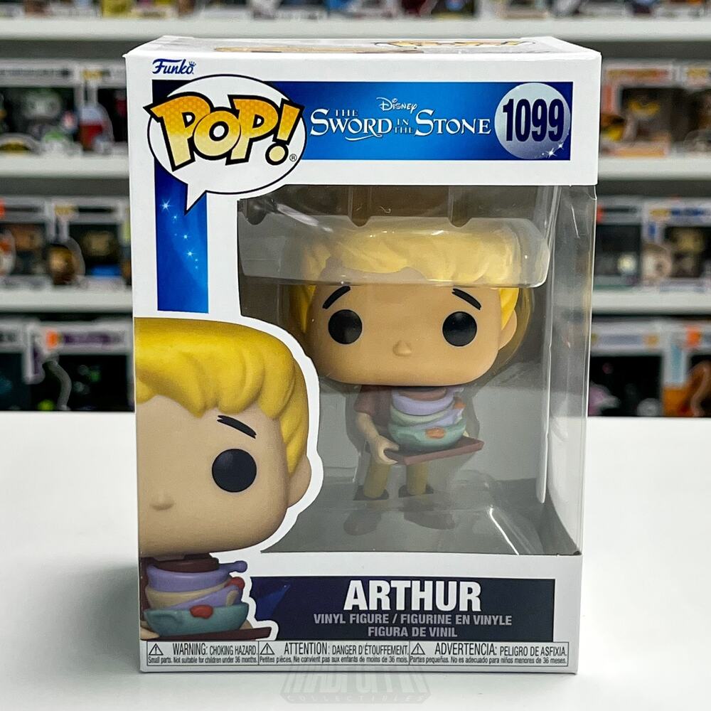Funko Pop Disney Sword in the Stone Arthur Pendragon 1099 King Excalibur Figure